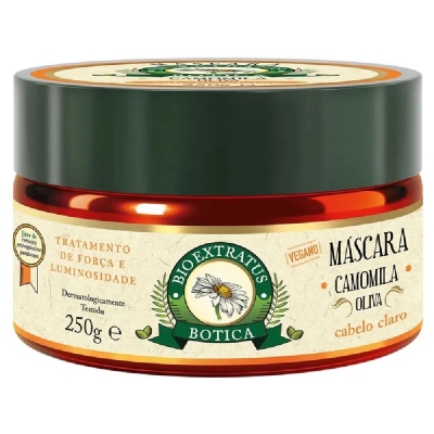 Mascara botica camomila cab.claros 250g