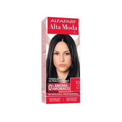 Tonalizante Alta Moda 1.0 Preto 150g