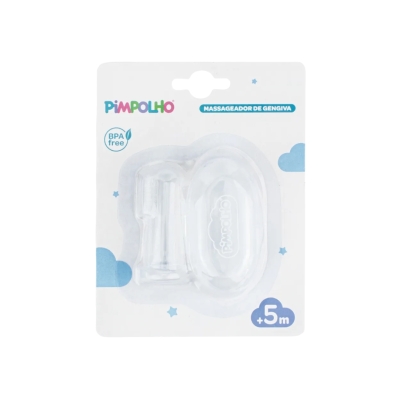 Massageador de Gengiva Pimpolho Transparente