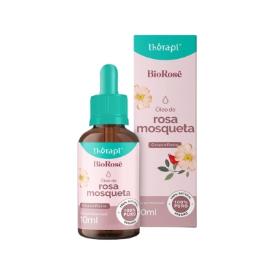 Thérapi BioRosê Óleo de Rosa Mosqueta 10 ml – Óleo Vegetal Natural
de Rosa Mosqueta para Pele