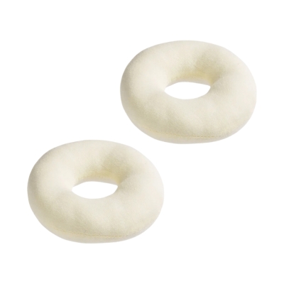 Rosquinha de Amamentação Pimpolho Tag Off White – 1 Par