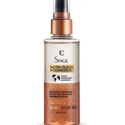 Óleo Bifásico Capilar Eudora Nutri Óleos Poderosos 90ml