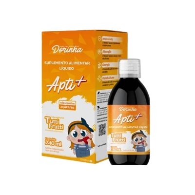 Dorinha apti+ sem acucar tutti frutti 240ml