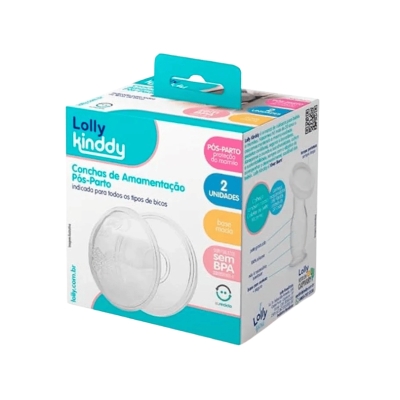 Concha de Amamentação Lolly Macia – Kit com 2 Unidades