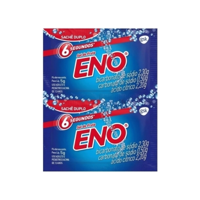 Antiácido Sal de Fruta Eno Tradicional 2 Envelopes de 5g