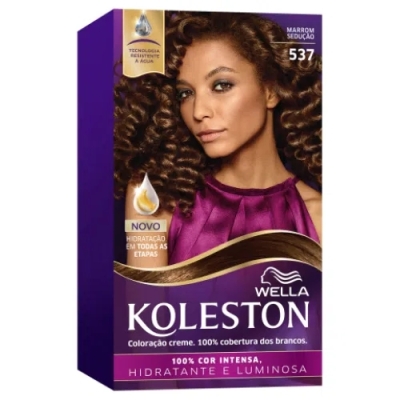 Tintura Koleston 537 Marrom Sedução 1 Unidade