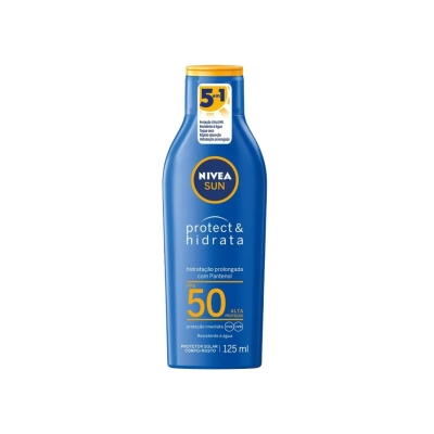 Nivea Sun Light Feeling – Protetor Solar Facial e Corporal – FPS 50 – 125 ml
