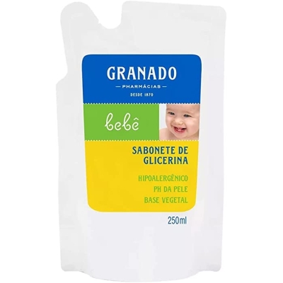 Sab.liq.bb granado glicerina 250ml refil