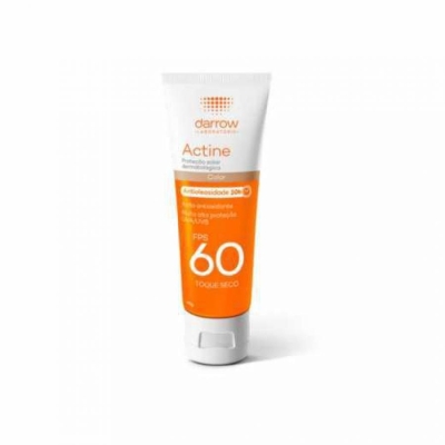 Darrow Actine – Protetor Solar Facial Antioleosidade com Cor – FPS 60 – 40 g