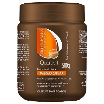Máscara Capilar Bio Extratus Queravit Biorecontrutora 500g