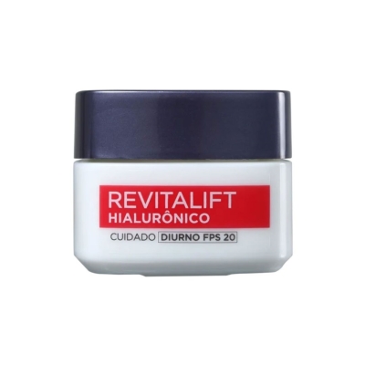 Creme Facial L'Oréal Paris Revitalift Hialurônico Diurno FPS 20 49g 