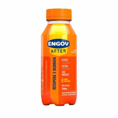 Engov After Tangerina 250 ml Bebida funcional 