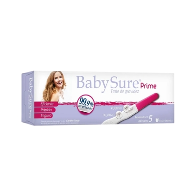 Teste de Gravidez Baby Sure Prime - 1 unidade (caneta)