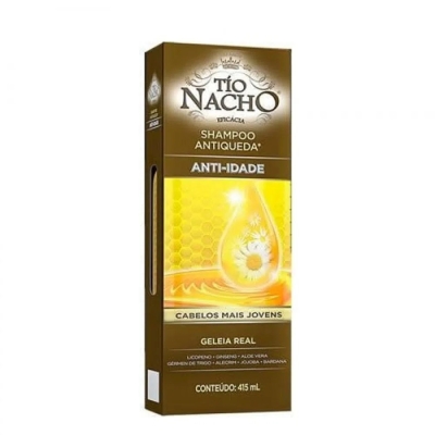 Shampoo Tio Nacho Antiqueda Anti-Idade 415ml