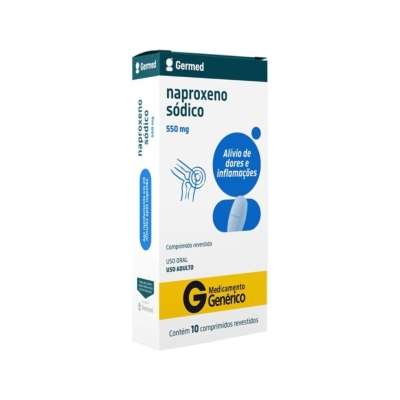 Naproxeno Sódico 550mg 10 comprimidos Germed 