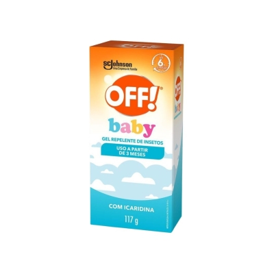 Repelente Infantil Off! Baby Gel Icaridina – Sem Perfume – 117g