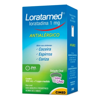 Loratamed xarope 100ml cimed 