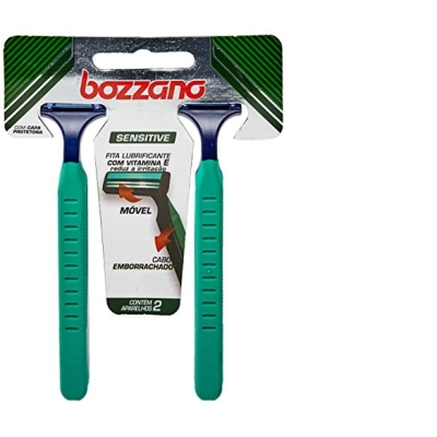 Aparelho de Barbear Bozzano Sensitive 2 Unidades