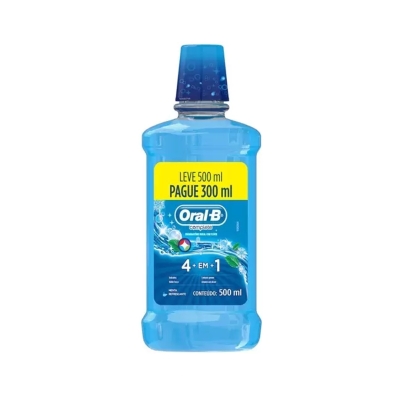 Enxaguante Bucal Antisséptico Zero Álcool Oral B 500ml