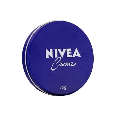 Creme Nivea Lata Azul Decorada 56g - Hidratação Clássica com Embalagem Colecionável