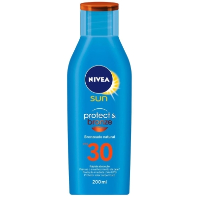 Protetor Solar Nivea Sun Protect & Bronze FPS 30 200ml