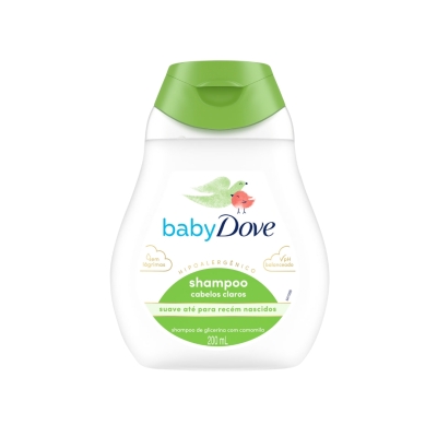 Dove Baby Shampoo Hidratação Enriquecida – Cabelos Claros – 200 ml