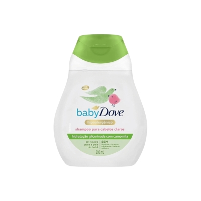 Dove Baby Shampoo Hidratação Enriquecida – Cabelos Claros – 200 ml