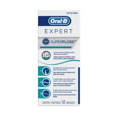 Fio d.oral-b super floss 50mt