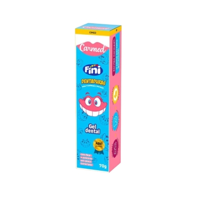 Gel dental carmed c/fluor dentadura 70g