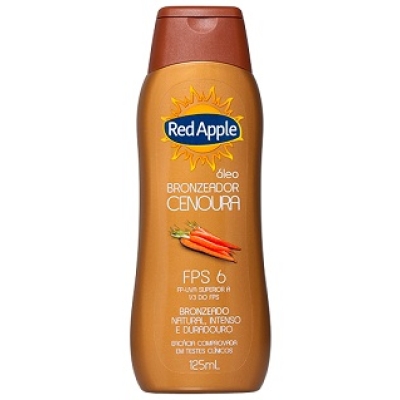 Bronz.red apple cenoura.fps6 125ml