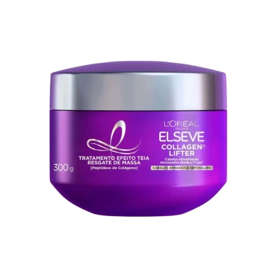 Máscara Hidratante Elseve Colágeno Lifter 300g 