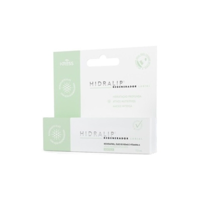  Regenerador Labial Hidralip Kress Hortelã 7,5ml