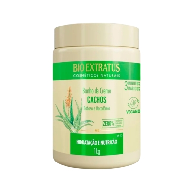  Banho de Creme Bio Extratus Cachos 1 Kg — Tratamento Hidratante