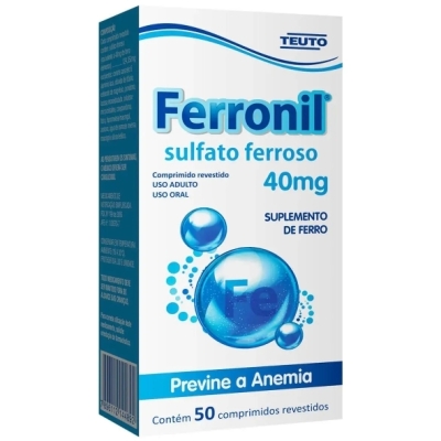 Ferro Ferronil Teuto 40mg 50 comprimidos