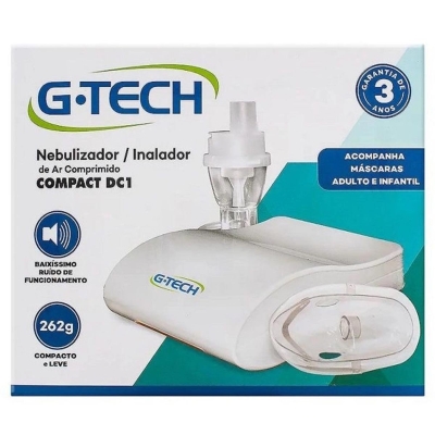 Nebulizador Inalador De Ar Comprimido Compact Dc1 G-Tech