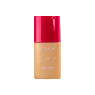 Base Líquida Soft Matte Miss Rôse FPS 15 - Cor Ref MR050/A