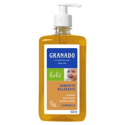 Sabonete Líquido Granado Relaxante Camomila Bebê 500ml