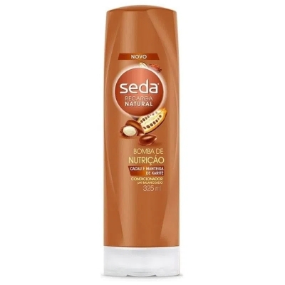 Condicionador Seda Recarga Natural Bomba De Nutrição 325ml