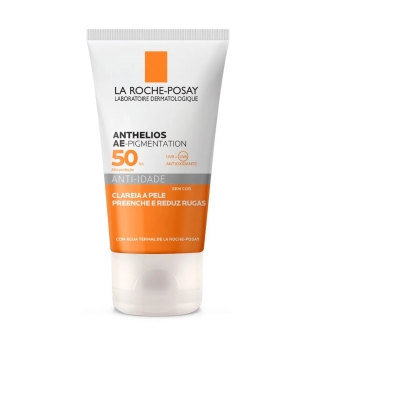 La Roche-Posay Anthelios AE-Pigmentation – Protetor Solar Facial Anti-idade Sem Cor – FPS 50 – Tubo 