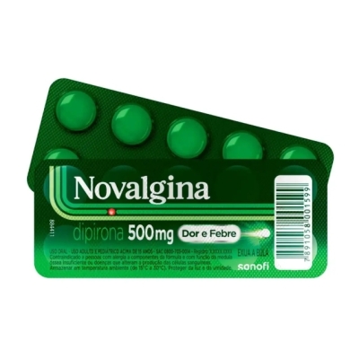 Novalgina Dipirona 500mg 10 comprimidos