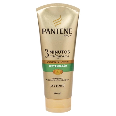 Condicionador Pantene 3 min Milagrosos Restauração 170ml