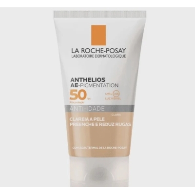 La Roche-Posay Anthelios AE-Pigmentation – Protetor Solar Facial Anti-idade com Cor (Cor Clara) – FP