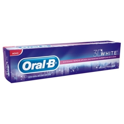 Creme Dental Oral-B 3d White Brilliant Fresh 70g
