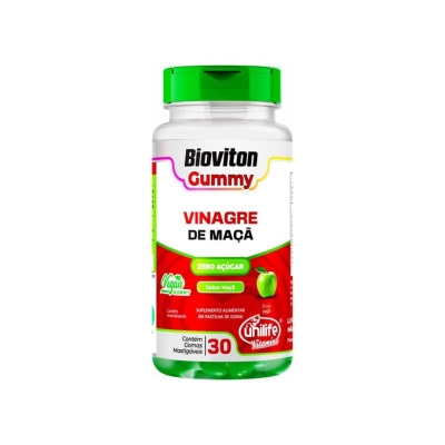 Gummy Bioviton Vinagre de Maçã 30 Gomas Mastigáveis Unilife