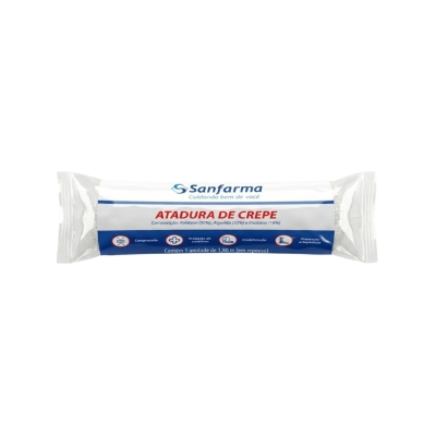 Atadura crepom sanfarma 8cm 1un
