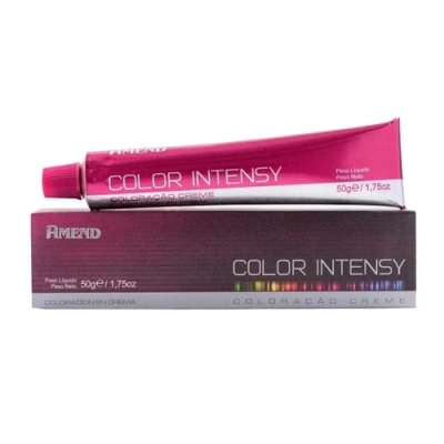Coloração Color Intensy Proteína da Seda 55.46 Castanho Claro Cobre Avermelhado Intenso 50g