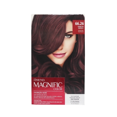 Amend Coloração Creme Magnific 66.26 Vermelho Marsala 1 Unidade