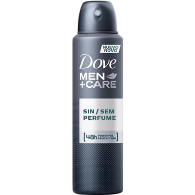 Desodorante Antitranspirante Aerosol Dove Men+Care sem Perfume 150ml
