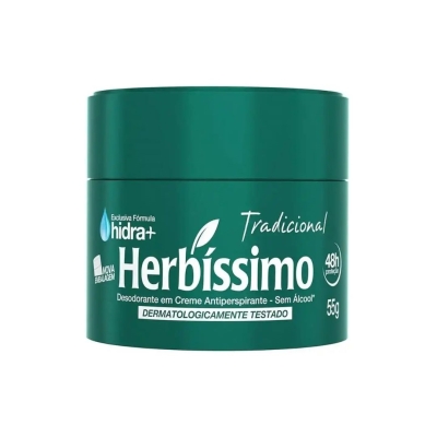 Desodorante Creme Herbíssimo Tradicional 55g 