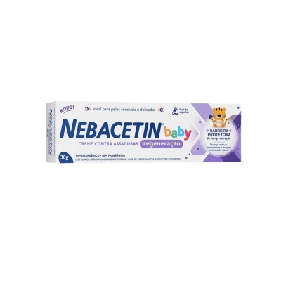  Nebacetin Baby Creme de Tratamento de Assaduras Regeneração 30g
